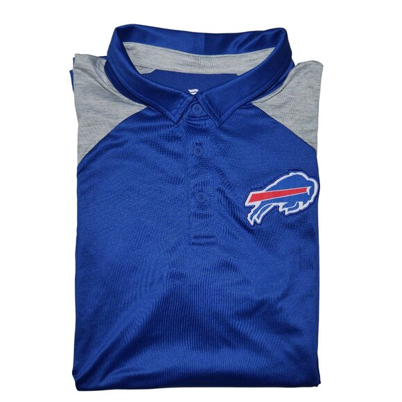 Buffalo Bills On Field Polo Men's size 2XL Royal Blue NFL - Picture 1 of 9